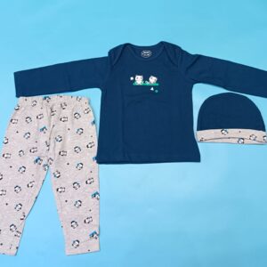 Baby Boy's Cotton Teal Clothing set